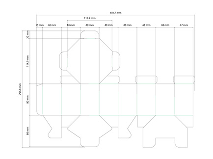 地獄底の箱5展開図